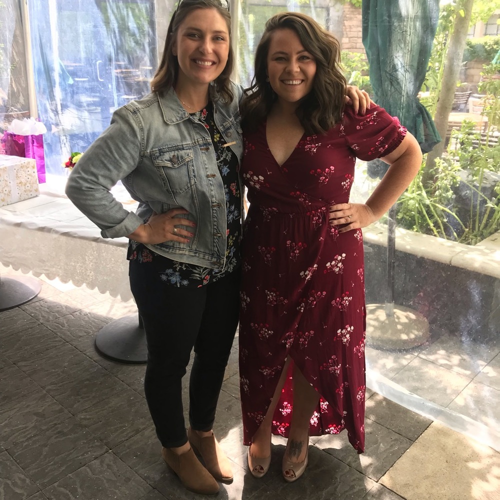 Express medium floral dress